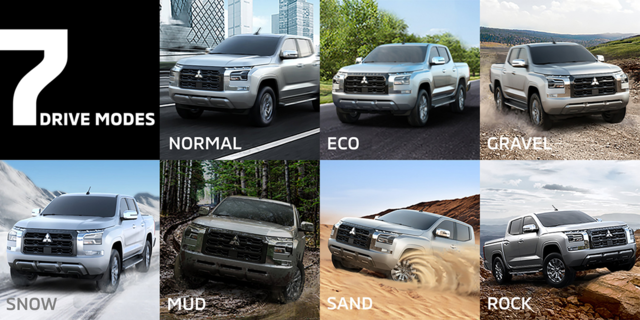 DRIVE MODE COM 7 MODOS DE CONDUÇÃO