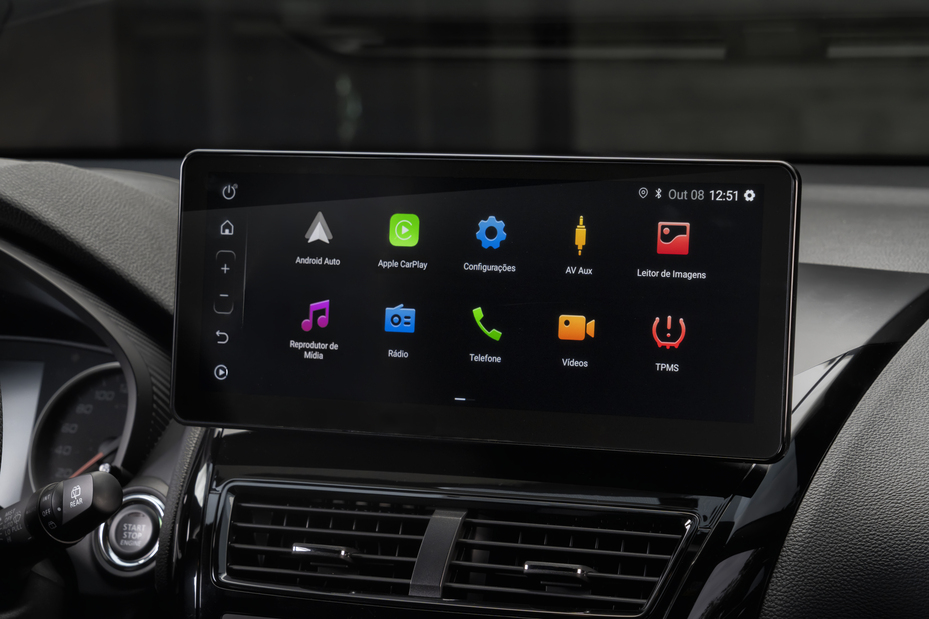 NOVO MULTIMÍDIA DE 12 POLEGADAS